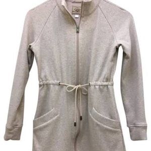 UGG Oyster Raleigh Sweater drawstring zip up